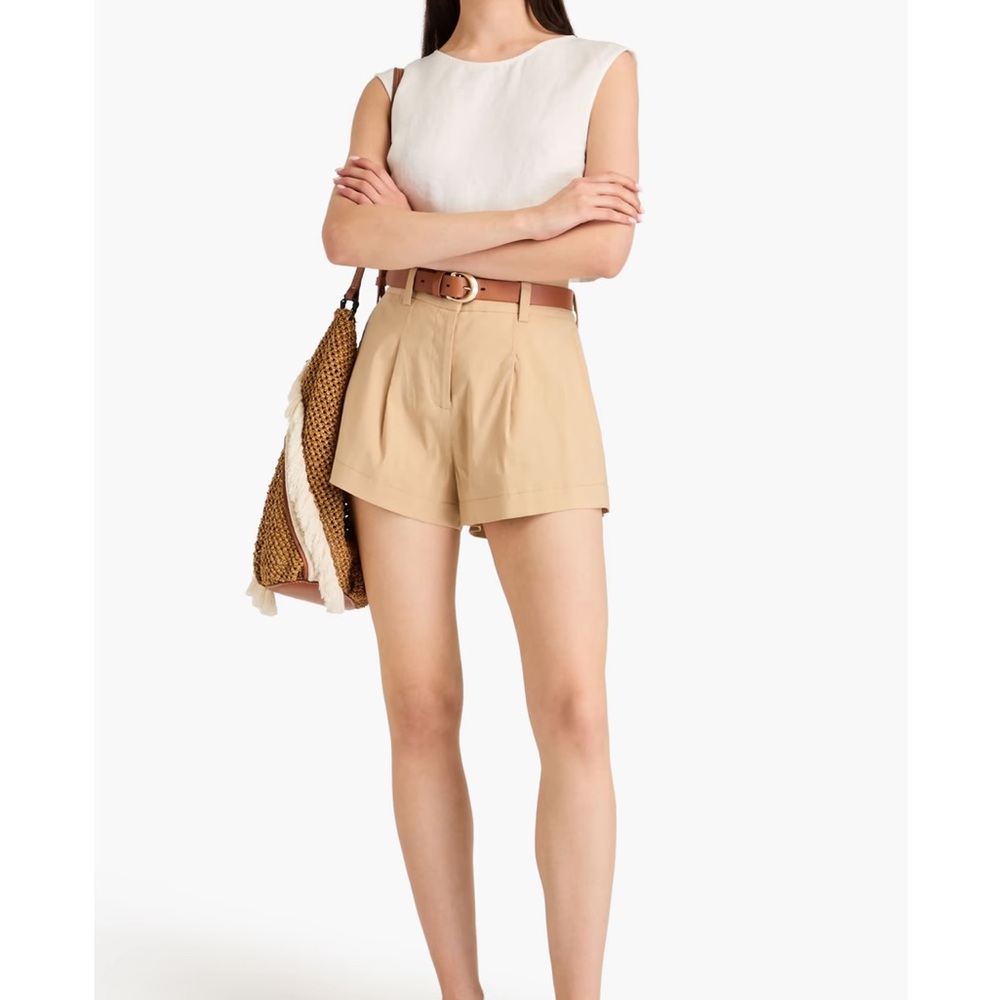 Derek Lam High Waist Tan Shorts NWT